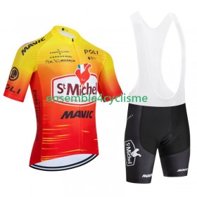 Tenue Maillot + Cuissard à Bretelles St Michel Auber 93 Mavic 2024